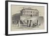 New Railway Station in Tithebarn-Street, Liverpool-null-Framed Giclee Print