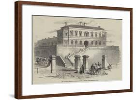 New Railway Station in Tithebarn-Street, Liverpool-null-Framed Giclee Print