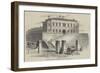 New Railway Station in Tithebarn-Street, Liverpool-null-Framed Giclee Print