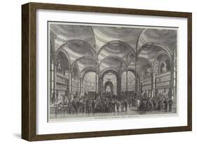 New Reading-Room at the Imperial Library, Paris-null-Framed Giclee Print