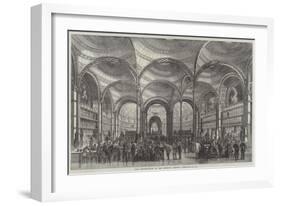 New Reading-Room at the Imperial Library, Paris-null-Framed Giclee Print