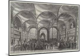 New Reading-Room at the Imperial Library, Paris-null-Mounted Giclee Print