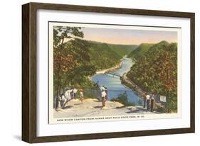 New River Canyon, West Virginia-null-Framed Art Print