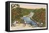 New River Canyon, West Virginia-null-Framed Stretched Canvas