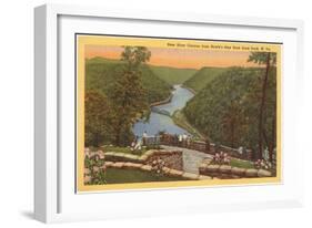 New River Canyon, West Virginia-null-Framed Art Print