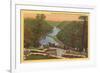 New River Canyon, West Virginia-null-Framed Premium Giclee Print