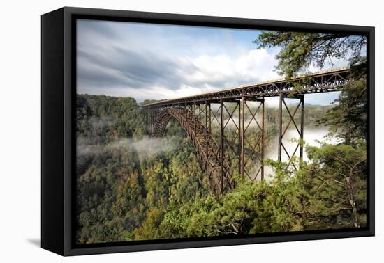 New River Gorge Bridge-Danny Head-Framed Stretched Canvas