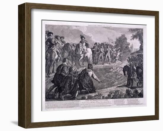 New River Head, Finsbury, London, C1740-George Bickham-Framed Giclee Print