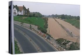 New Road Under Construction, Worcestershire, England, United Kingdom-Sybil Sassoon-Stretched Canvas