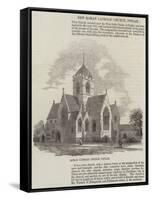 New Roman Catholic Church, Poplar-null-Framed Stretched Canvas