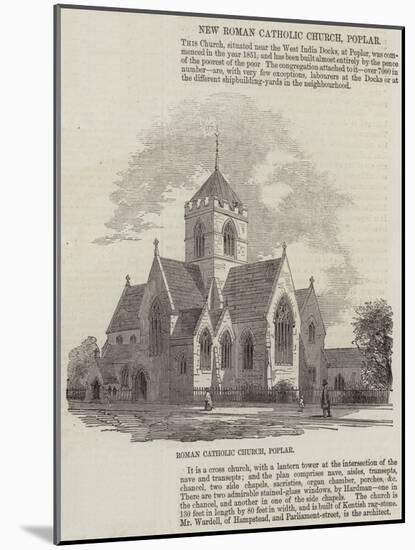 New Roman Catholic Church, Poplar-null-Mounted Giclee Print