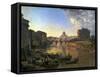 New Rome, Castel Sant'Angelo, 1823-Silvestr Fedosievich Shchedrin-Framed Stretched Canvas