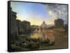New Rome, Castel Sant'Angelo, 1823-Silvestr Fedosievich Shchedrin-Framed Stretched Canvas