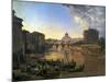 New Rome, Castel Sant'Angelo, 1823-Silvestr Fedosievich Shchedrin-Mounted Premium Giclee Print