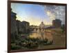 New Rome, Castel Sant'Angelo, 1823-Silvestr Fedosievich Shchedrin-Framed Premium Giclee Print
