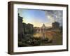 New Rome, Castel Sant'Angelo, 1823-Silvestr Fedosievich Shchedrin-Framed Premium Giclee Print