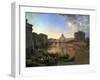 New Rome, Castel Sant'Angelo, 1823-Silvestr Fedosievich Shchedrin-Framed Premium Giclee Print