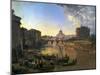 New Rome, Castel Sant'Angelo, 1823-Silvestr Fedosievich Shchedrin-Mounted Premium Giclee Print