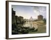 New Rome with the Castel Sant'Angelo, 1825-Silvestr Fedosievich Shchedrin-Framed Giclee Print