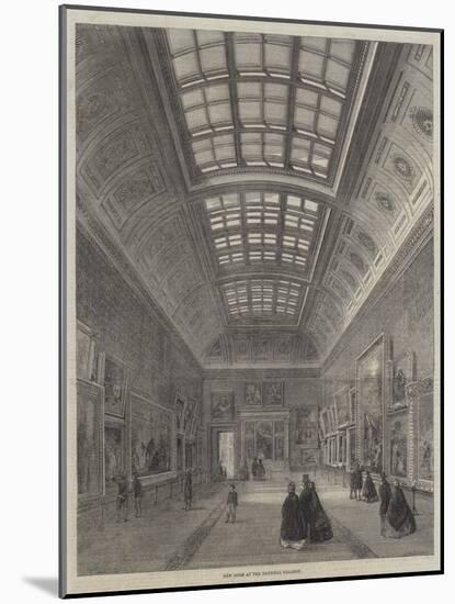 New Room at the National Gallery-Percy William Justyne-Mounted Giclee Print