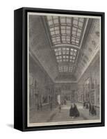 New Room at the National Gallery-Percy William Justyne-Framed Stretched Canvas