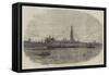 New Route to Belgium, The Aquila Steam-Ship Leaving Antwerp-Edwin Weedon-Framed Stretched Canvas