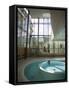 New Royal Bath, Thermae Bath Spa, Bath, Avon, England, United Kingdom-Matthew Davison-Framed Stretched Canvas