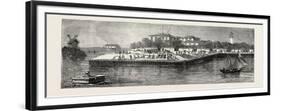 New Russian Battery on the South Side of the Mouth of the Danube-null-Framed Giclee Print