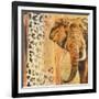 New Safari on Gold Square IV-Patricia Pinto-Framed Art Print