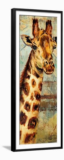 New Safari on Teal I-Patricia Pinto-Framed Art Print