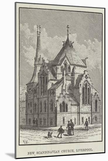 New Scandinavian Church, Liverpool-Frank Watkins-Mounted Giclee Print