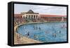 New Sea Bathing Lake, Southport-Alfred Robert Quinton-Framed Stretched Canvas