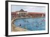 New Sea Bathing Lake, Southport-Alfred Robert Quinton-Framed Giclee Print