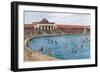 New Sea Bathing Lake, Southport-Alfred Robert Quinton-Framed Giclee Print