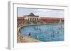 New Sea Bathing Lake, Southport-Alfred Robert Quinton-Framed Giclee Print