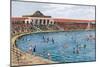 New Sea Bathing Lake, Southport-Alfred Robert Quinton-Mounted Giclee Print