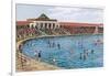 New Sea Bathing Lake, Southport-Alfred Robert Quinton-Framed Giclee Print