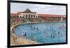 New Sea Bathing Lake, Southport-Alfred Robert Quinton-Framed Giclee Print