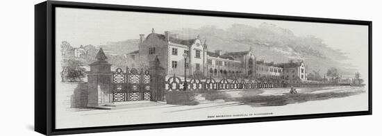 New Seckford Hospital, at Woodbridge-null-Framed Stretched Canvas