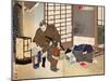 New Selections of Eastern Brocade Pictures - Sakura Sogoro and Family-Yoshitoshi Tsukioka-Mounted Giclee Print