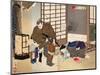 New Selections of Eastern Brocade Pictures - Sakura Sogoro and Family-Yoshitoshi Tsukioka-Mounted Giclee Print