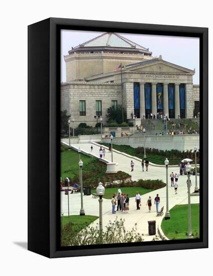 New Sidewalks and Landscaping Give Rise to the Shedd Aquarium-null-Framed Stretched Canvas