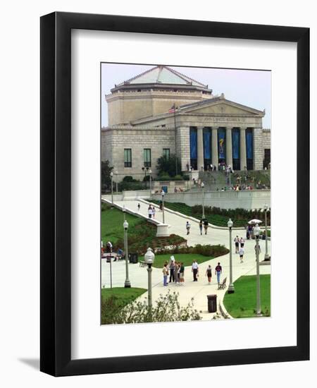 New Sidewalks and Landscaping Give Rise to the Shedd Aquarium-null-Framed Photographic Print