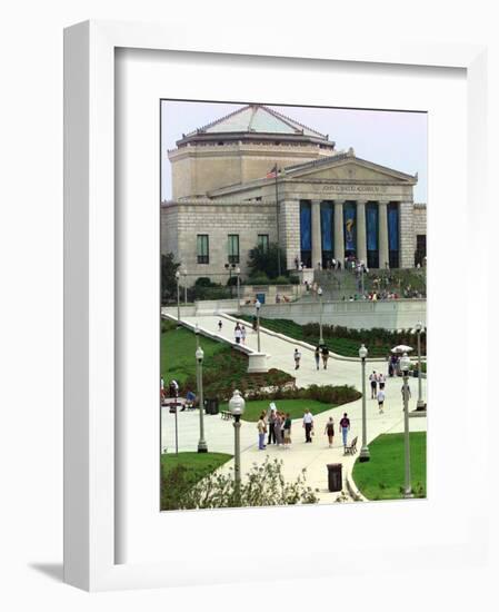 New Sidewalks and Landscaping Give Rise to the Shedd Aquarium-null-Framed Photographic Print