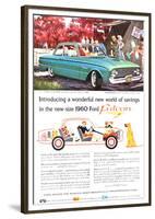 New-Size 1960 Ford Falcon-null-Framed Premium Giclee Print