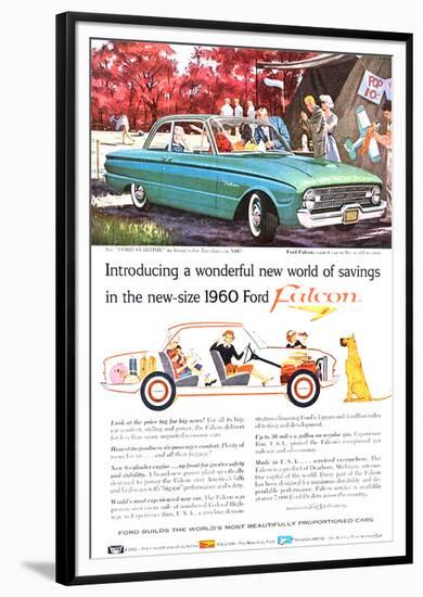 New-Size 1960 Ford Falcon-null-Framed Premium Giclee Print