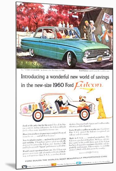 New-Size 1960 Ford Falcon-null-Mounted Premium Giclee Print