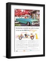 New-Size 1960 Ford Falcon-null-Framed Art Print