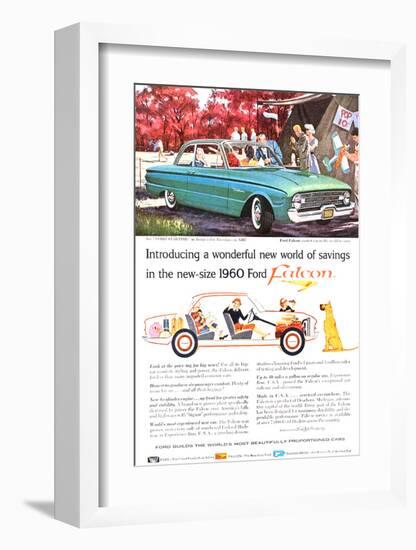 New-Size 1960 Ford Falcon-null-Framed Art Print