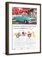 New-Size 1960 Ford Falcon-null-Framed Art Print